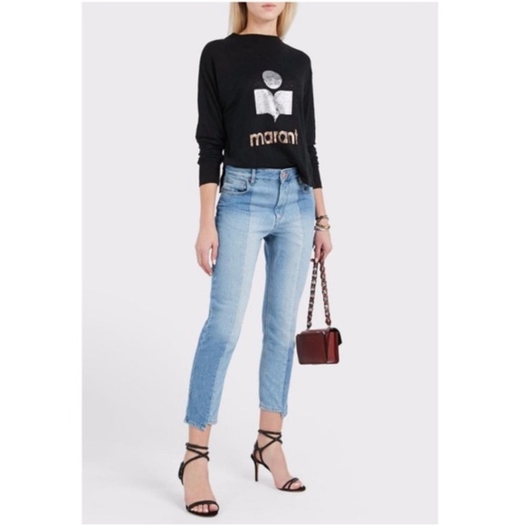 Isabel Marant Etoile Clancy Blue Jeans - Picture 1 of 10